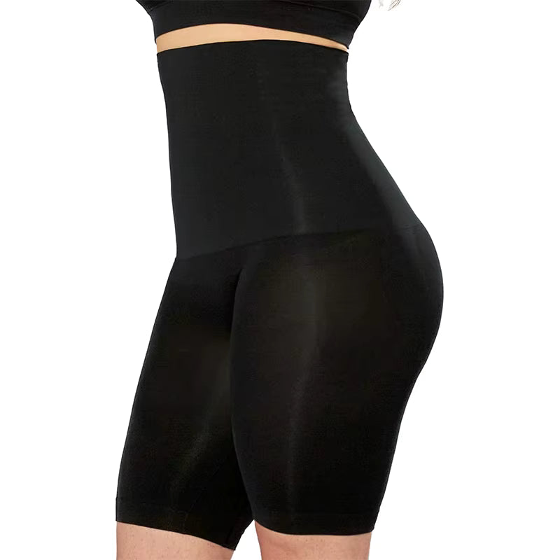 High-Waisted Seamless Shapewear Shorts – Tummy Control & Thigh Slimming