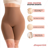 High-Waisted Seamless Shapewear Shorts – Tummy Control & Thigh Slimming