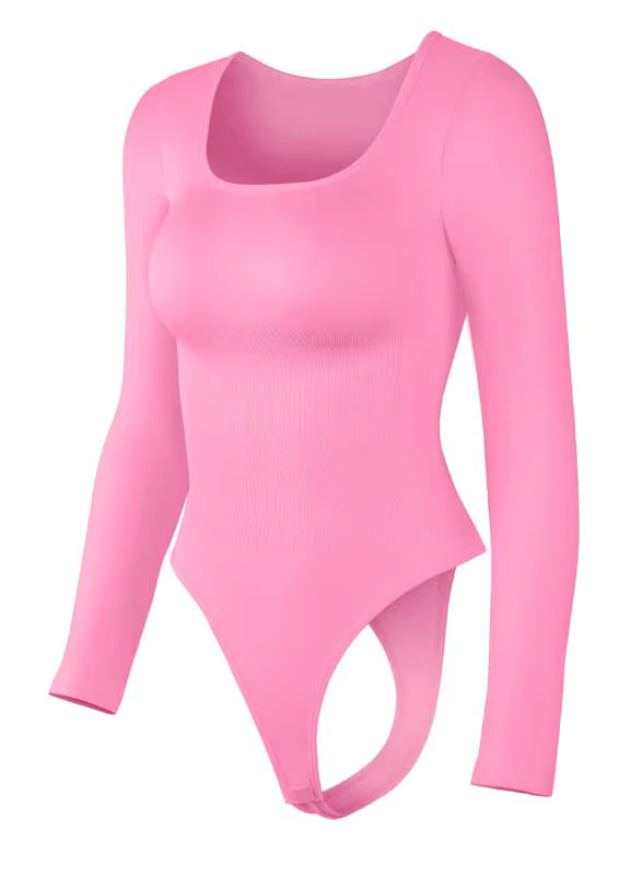 Sculpting Square Neck Bodysuit for Women – Soft Stretch Shaping Bodysuit - Designed to flatter every body.
