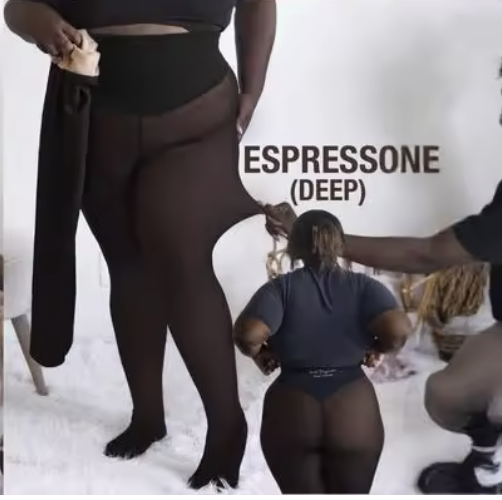 Sheer Fleece-Lined Tights for Women – Skin Tone Illusion Warm Pantyhose (Vanilla to Espresso)