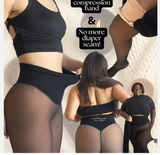 Sheer Fleece-Lined Tights for Women – Skin Tone Illusion Warm Pantyhose (Vanilla to Espresso)