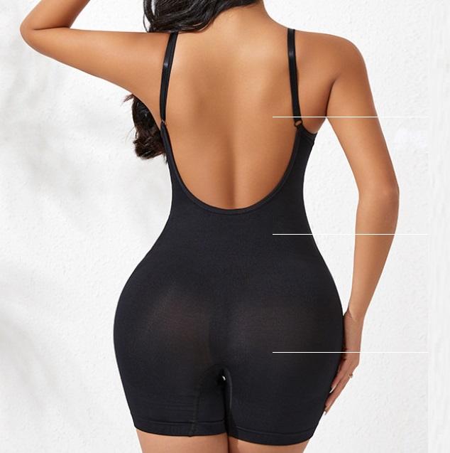 High Compression Seamless Waist Trainer Bodysuit for Women – Full Body Tummy Control Shapewear